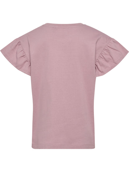 HUMMEL Ruffle T-Shirt Ss Big Bee Kind (sea fog)