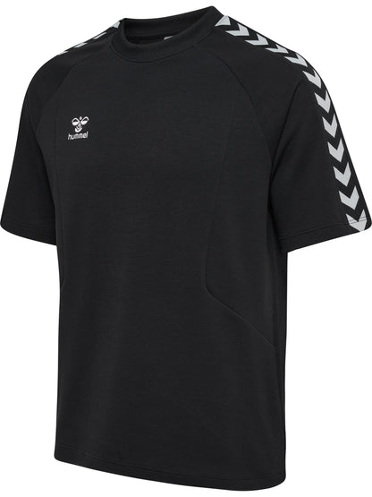 HUMMEL Root T-Shirt S/S (black/blanc de blanc)