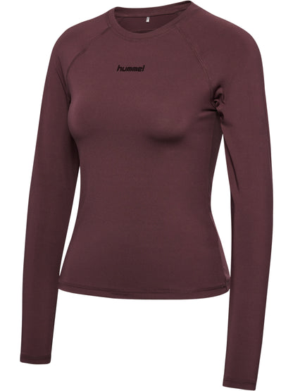 HUMMEL Prima T-Shirt L/S Damen (catawba grape)