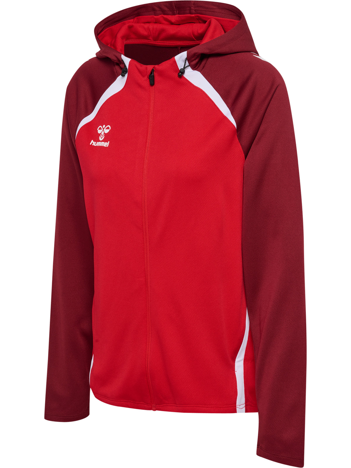 HUMMEL Lead 2.0 Zip Hoodie Damen (true red/maroon)