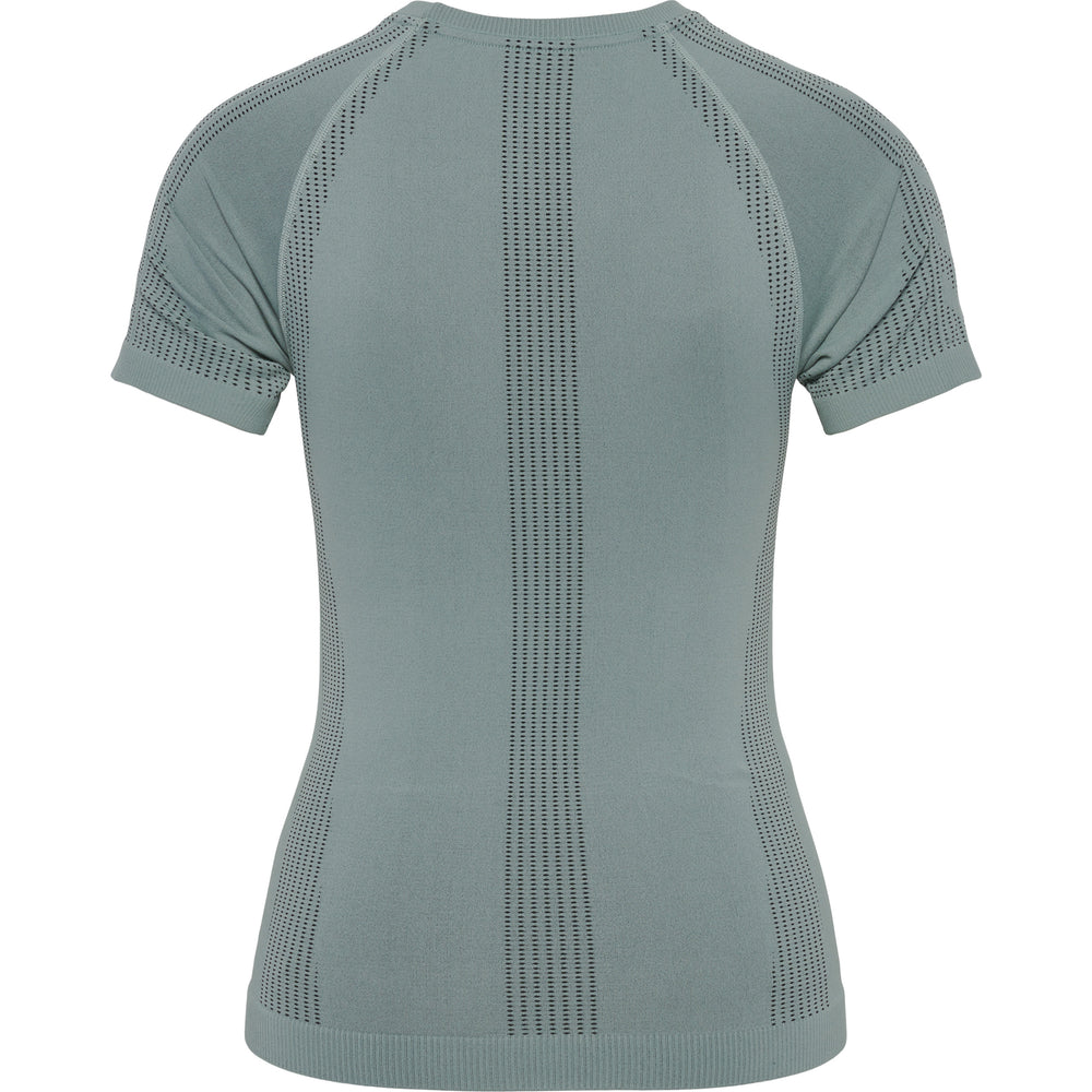 HUMMEL Mt Shaping Seamless T-Shirt Damen (chinois green)