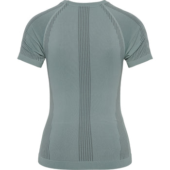 HUMMEL Mt Shaping Seamless T-Shirt Damen (chinois green)