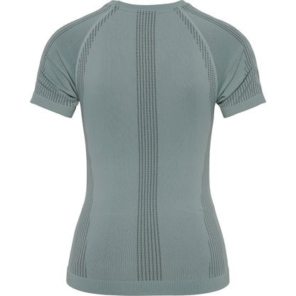 HUMMEL Mt Shaping Seamless T-Shirt Damen (chinois green)
