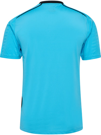 HUMMEL Referee Jersey S/S (neon blue)