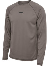 HUMMEL Momentum T-Shirt L/S (dark gull gray)