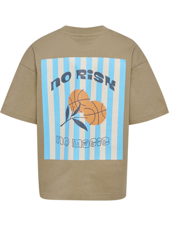 HUMMEL Mio Boxy T-Shirt S/S Kind (silver mink)
