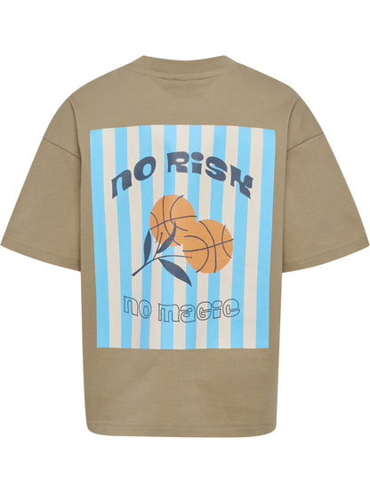 HUMMEL Mio Boxy T-Shirt S/S Kind (silver mink)