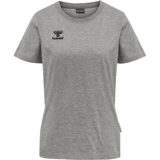 HUMMEL Move Grid Cotton T-Shirt S/S Wom Damen Grau