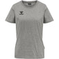 HUMMEL Move Grid Cotton T-Shirt S/S Wom Damen Grau