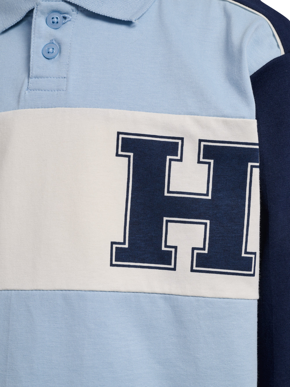 HUMMEL Robin Jersey Polo L/S Kind (cashmere blue)