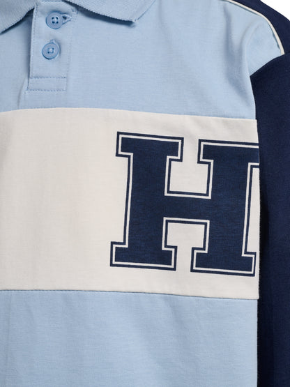 HUMMEL Robin Jersey Polo L/S Kind (cashmere blue)