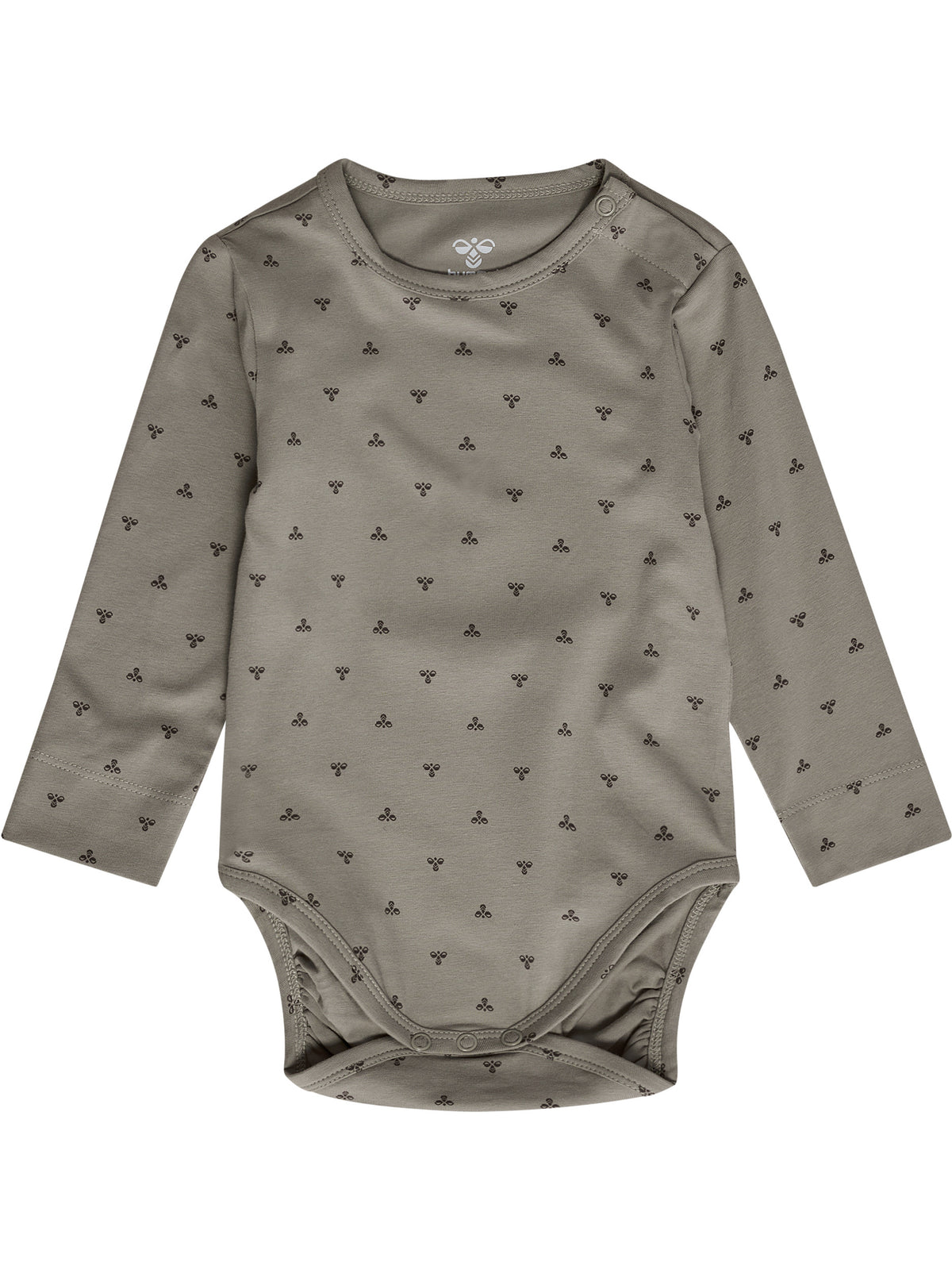 HUMMEL Mini Bee AOP Body L/S Kind (vintage khaki)