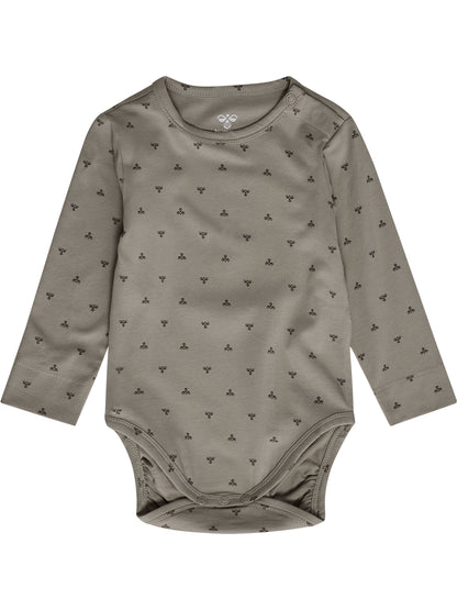 HUMMEL Mini Bee AOP Body L/S Kind (vintage khaki)