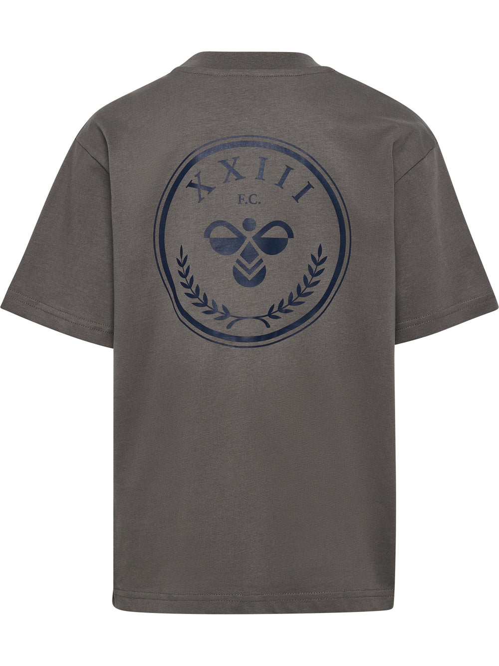 HUMMEL Loose Graphic T-Shirt S/S Kind (dark gull gray)