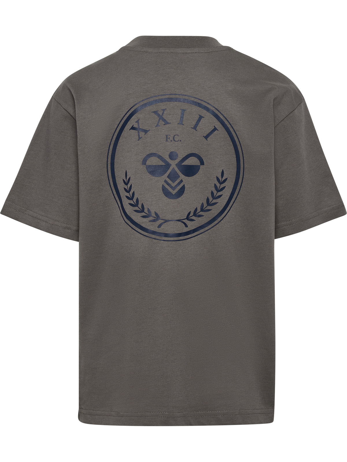 HUMMEL Loose Graphic T-Shirt S/S Kind (dark gull gray)