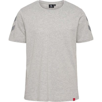 HUMMEL Legacy Chevron T-Shirt Plus (grey melange)