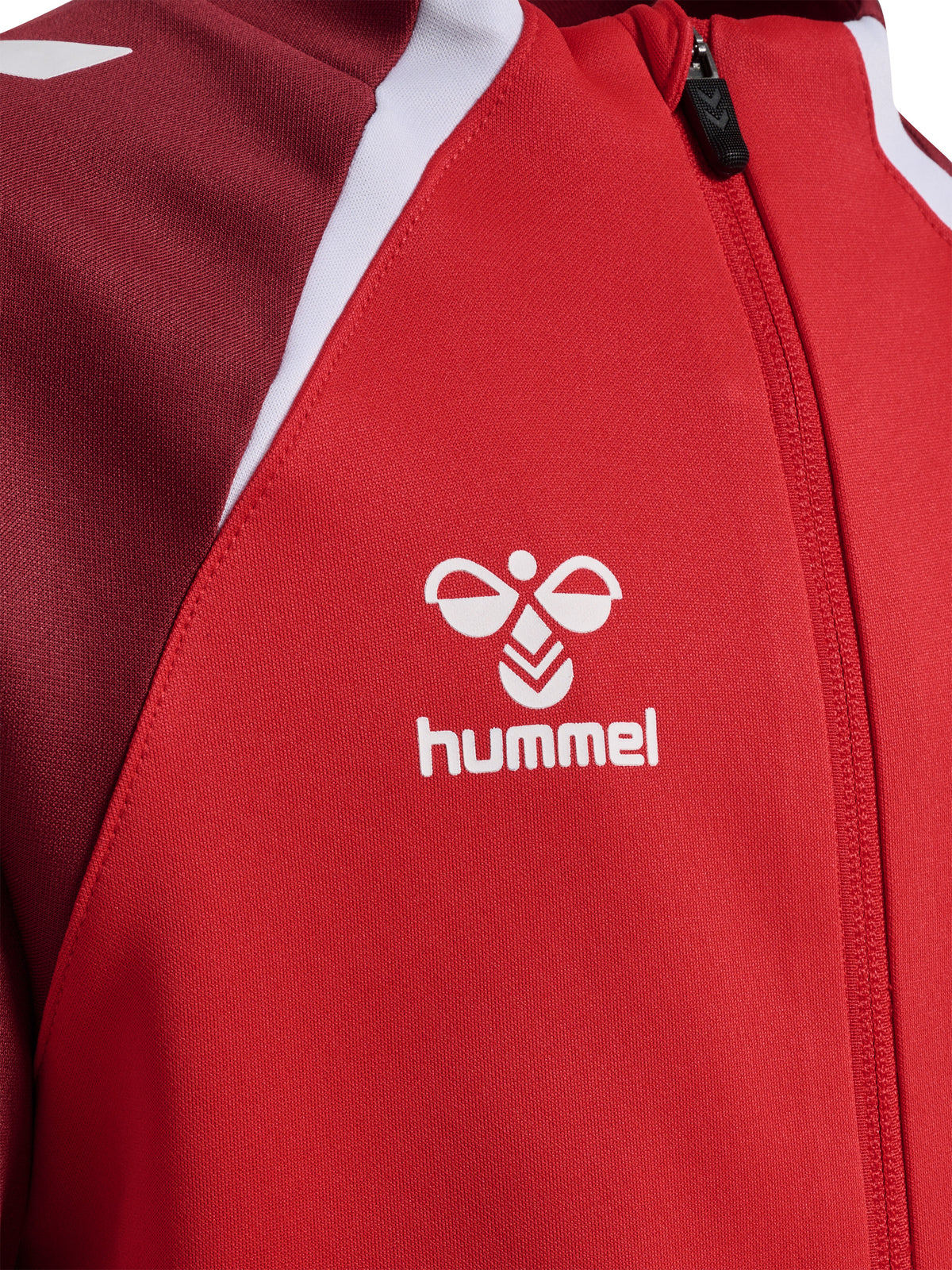 HUMMEL Lead 2.0 Track Zip Jacket Kind (true red/maroon)
