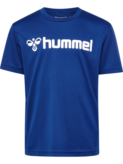 HUMMEL Logo Jersey S/S Kind (true blue)
