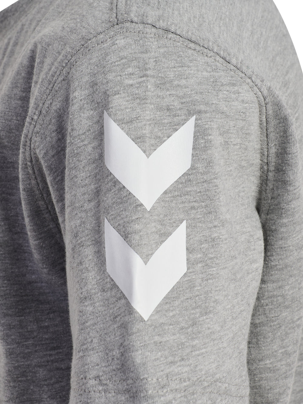 HUMMEL Go 2.0 Chevron T-Shirt S/S Kind (grey melange)
