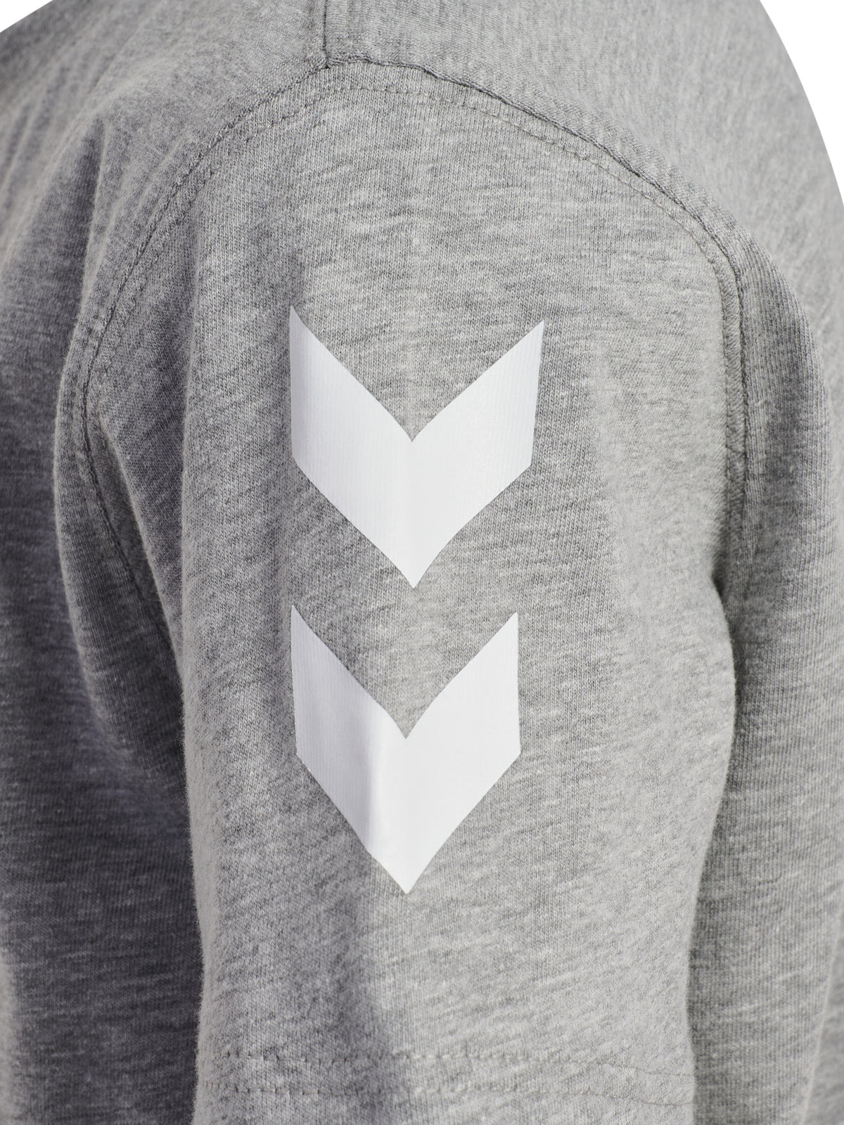 HUMMEL Go 2.0 Chevron T-Shirt S/S Kind (grey melange)