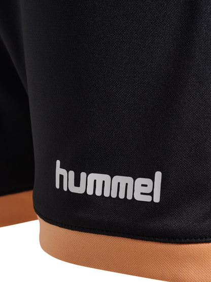 HUMMEL Blaze Club 27 Poly Shorts Kind (black/peach cobbler)