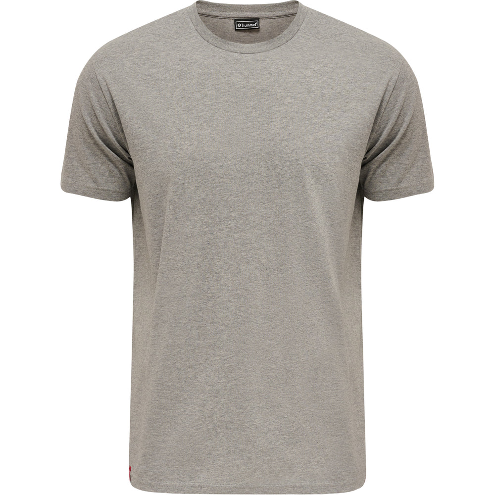HUMMEL Red Basic T-Shirt S/S (grey melange)