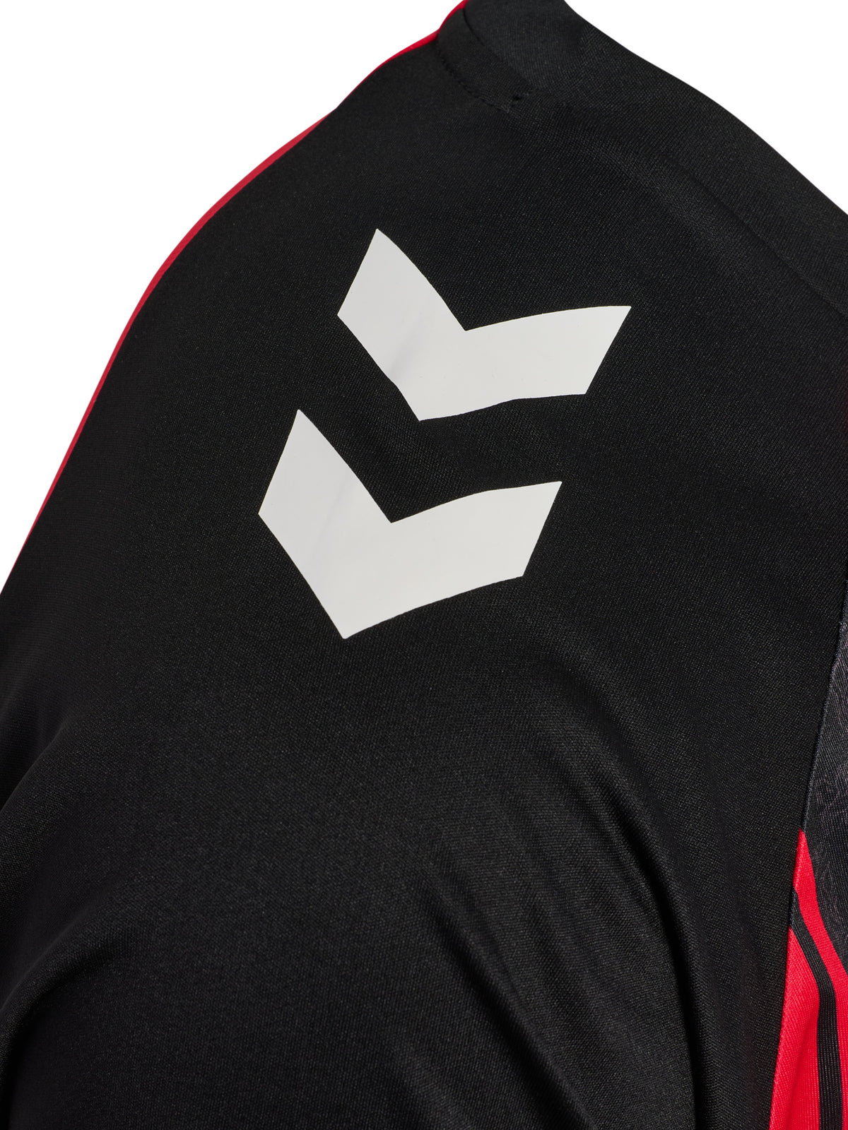 HUMMEL Match Striped Jersey S/S (true red/black)