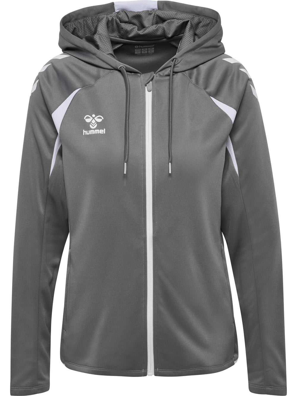 HUMMEL Core 2.0 Zip Hoodie Damen (steel gray/white)
