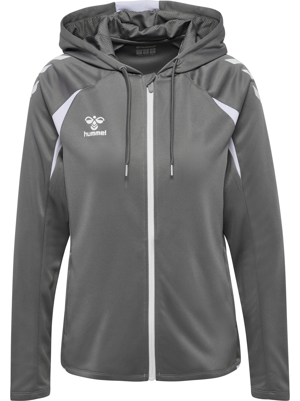 HUMMEL Core 2.0 Zip Hoodie Damen (steel gray/white)