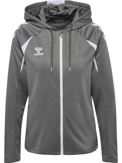 HUMMEL Core 2.0 Zip Hoodie Damen (steel gray/white)
