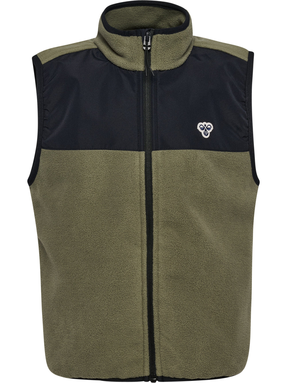 HUMMEL Rilo Fleece Zip Vest Kind (dusty olive)