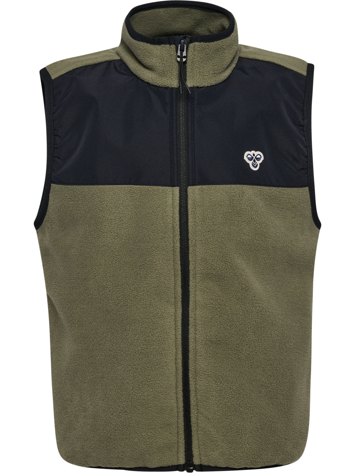 HUMMEL Rilo Fleece Zip Vest Kind (dusty olive)
