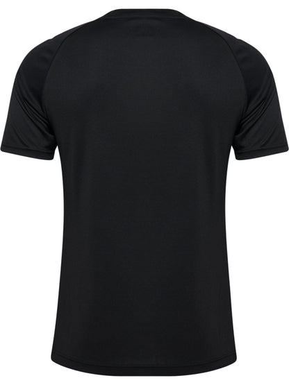 HUMMEL Match Striped Jersey S/S (black/white)