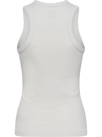 HUMMEL Foundation Rib Tank Top Damen (blanc de blanc)