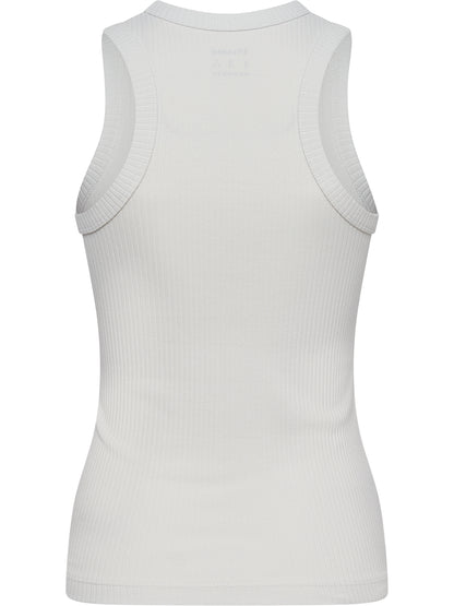HUMMEL Foundation Rib Tank Top Damen (blanc de blanc)