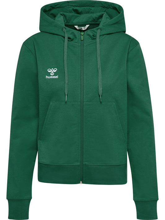 HUMMEL Go 2.0 Zip Hoodie Damen Grün