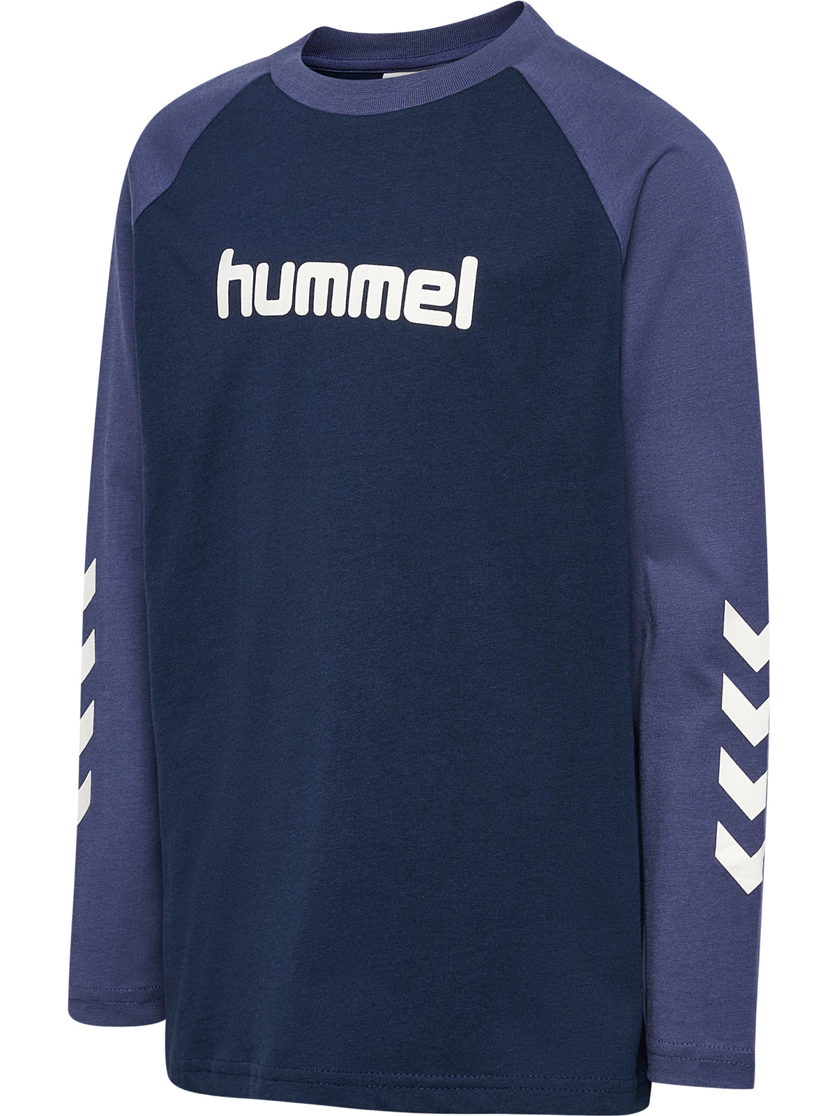 HUMMEL Logo T-Shirt L/S Kind (dress blues/blue indigo)