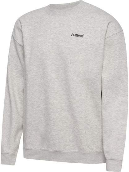 HUMMEL Keeper Graphic Crewneck (light grey melange)