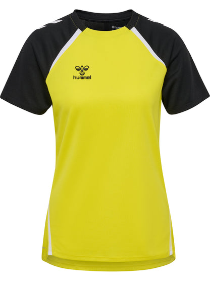 HUMMEL Lead 2.0 Jersey S/S Damen (blazing yellow/black)