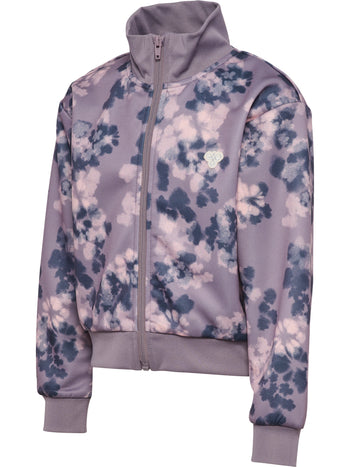 HUMMEL Reg Poly AOP Zip Jacket Kind (gray ridge)