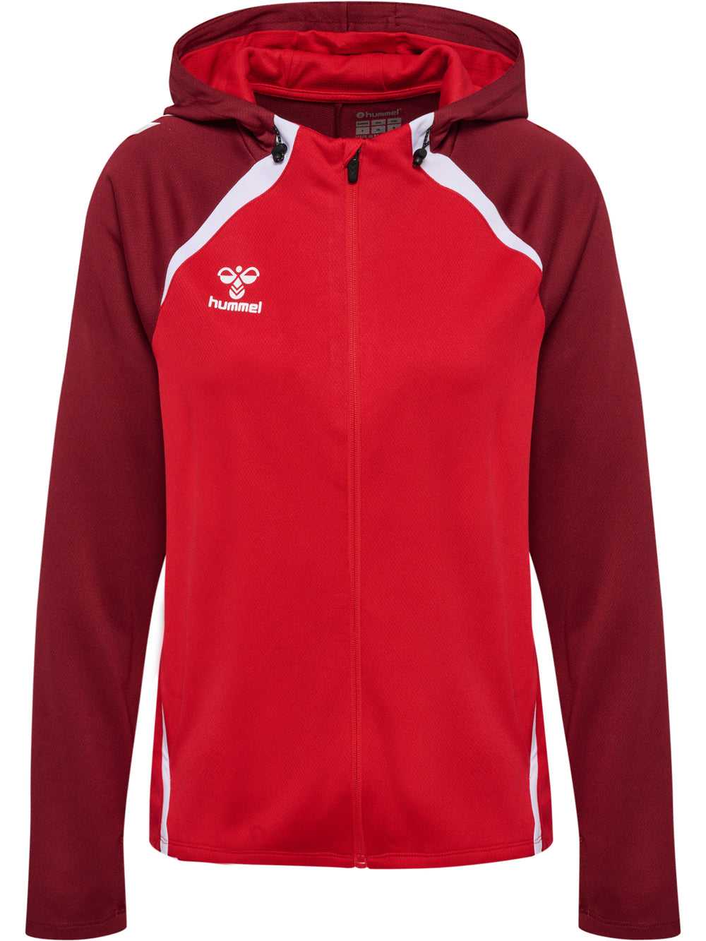 HUMMEL Lead 2.0 Zip Hoodie Damen (true red/maroon)