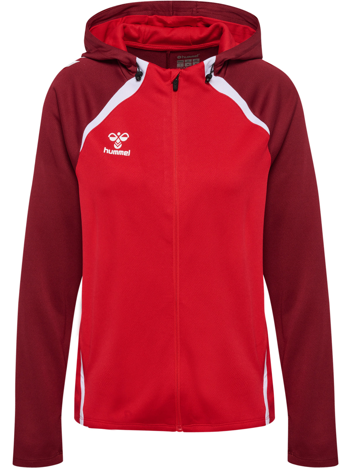 HUMMEL Lead 2.0 Zip Hoodie Damen (true red/maroon)