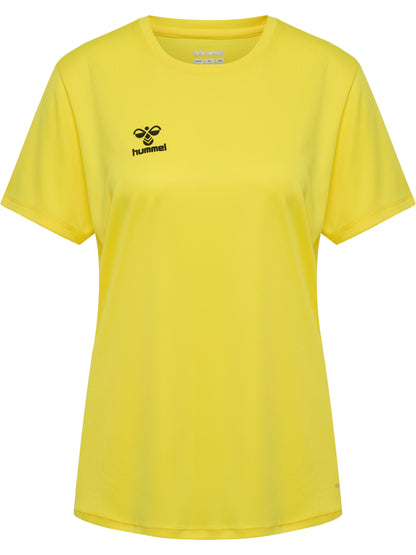 HUMMEL Essential Jersey S/S Damen (blazing yellow)