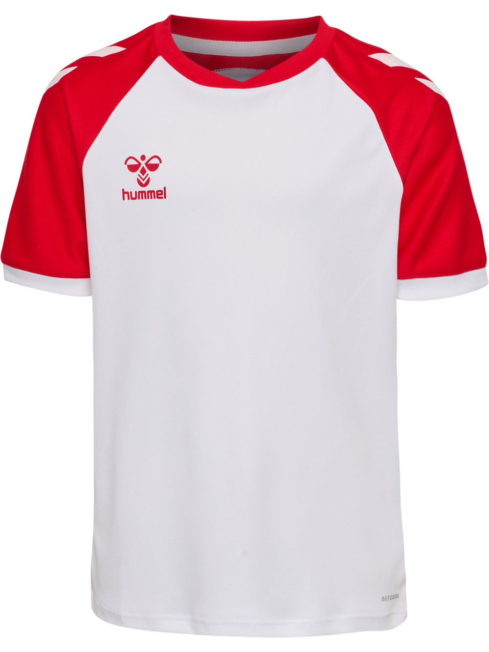HUMMEL Match League Jersey S/S Kind (white/true red)