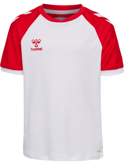 HUMMEL Match League Jersey S/S Kind (white/true red)