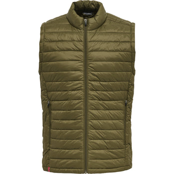 HUMMEL Red Quilted Waistcoat Herren Grün