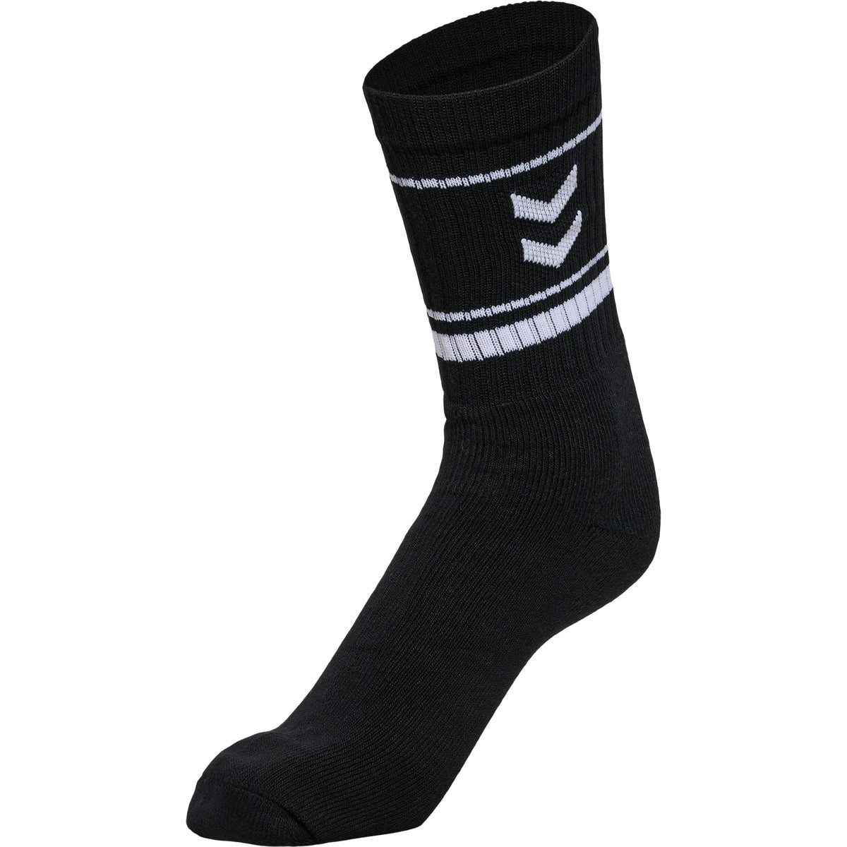 HUMMEL Stripe Crew 3-Pack Socks (black)