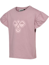 HUMMEL Ruffle T-Shirt Ss Big Bee Kind (sea fog)