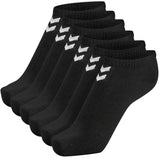 HUMMEL Chevron 6-Pack Ankle Socks (black/black)