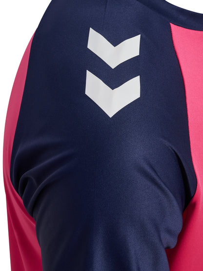 HUMMEL Match League Jersey S/S (raspberry sorbet/marine)